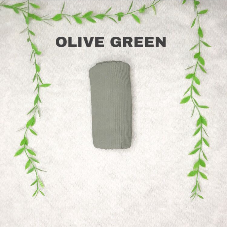 PHASMINA PLISKET LIDI DUYUNG  {90 X 180} AZARA-OLIVE GREEN