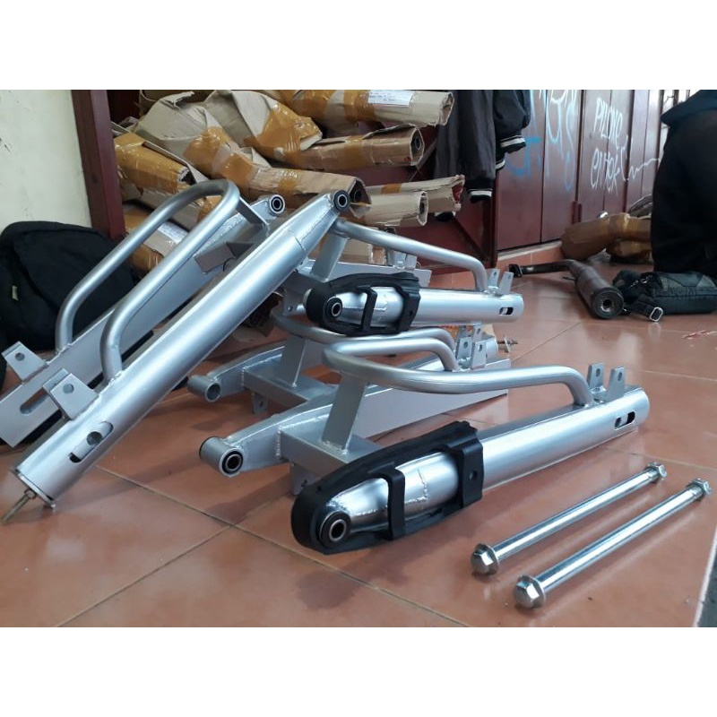 swing arm oval bahan besi untuk rx king bahan tebal las dobel
