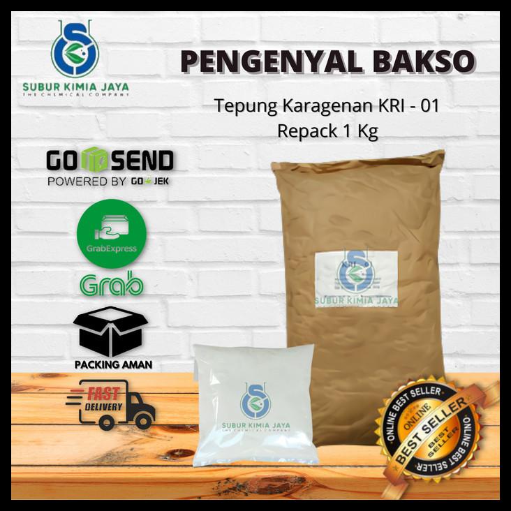 

TERBARUU!! Tepung Karagenan Pengeyal Baso Repack 1 Kg SALE