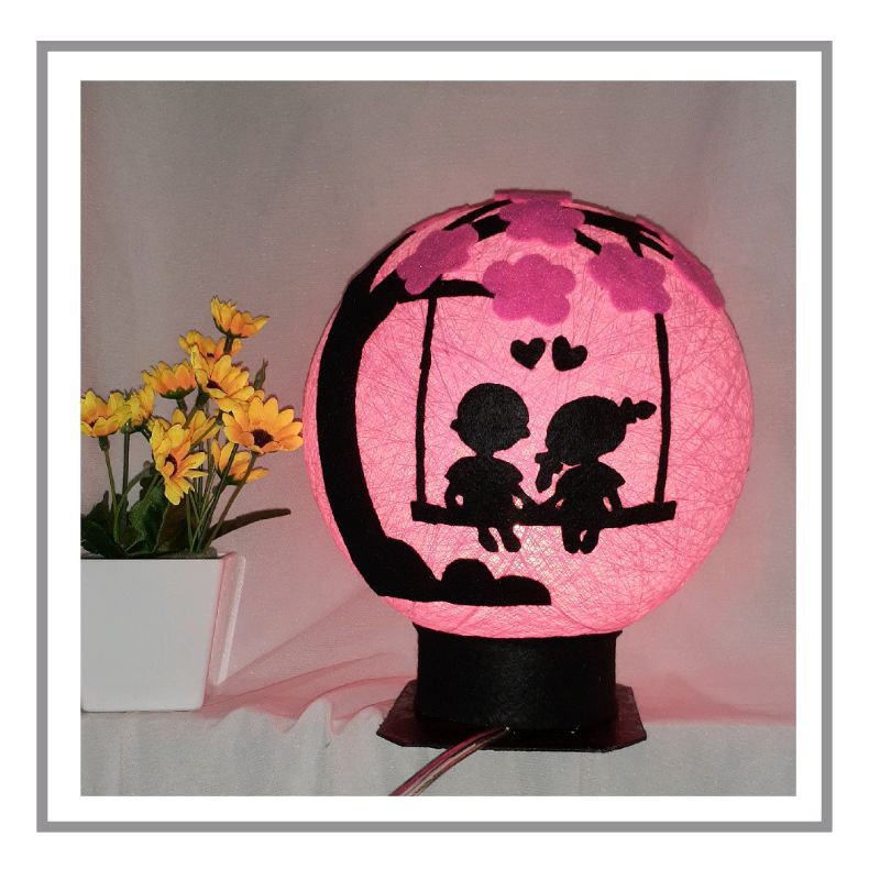 SILUET LAMPU TIDUR ROMANTIS/ KADO ANNIVERSARY/ KADO ULANG TAHUN/ HOME DEKOR