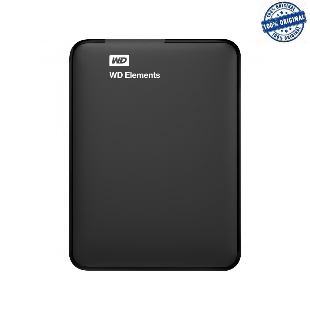 HDD External / HDD Eksternal / Hard Disk External WD ELEMENT 1TB ORIGINAL / RESMI - BLACK