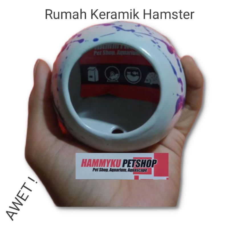 RUMAH HAMSTER - RUMAH HAMSTER KERAMIK