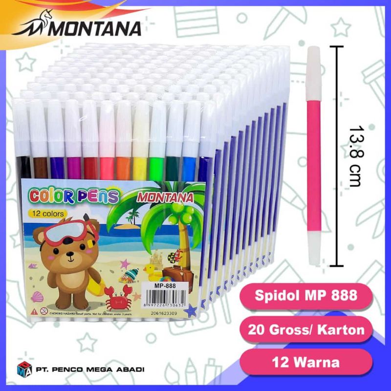 

Spidol 12 warna