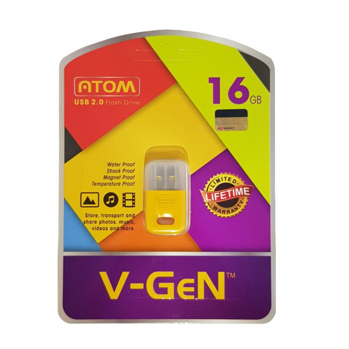 Flashdisk V-Gen Atom 16GB USB 2.0