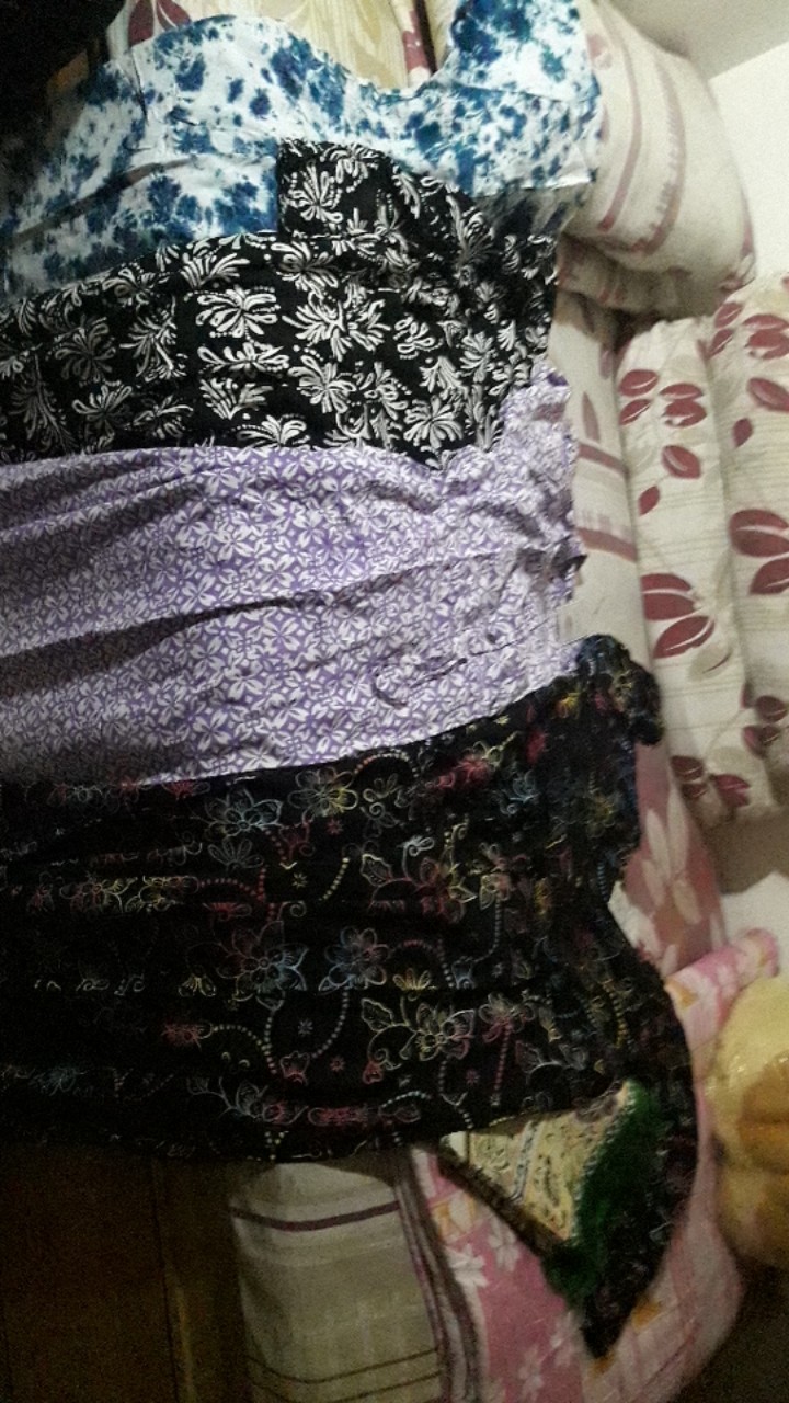 Longdress Abaya Batik Kancing Depan/gamis Batik Busui