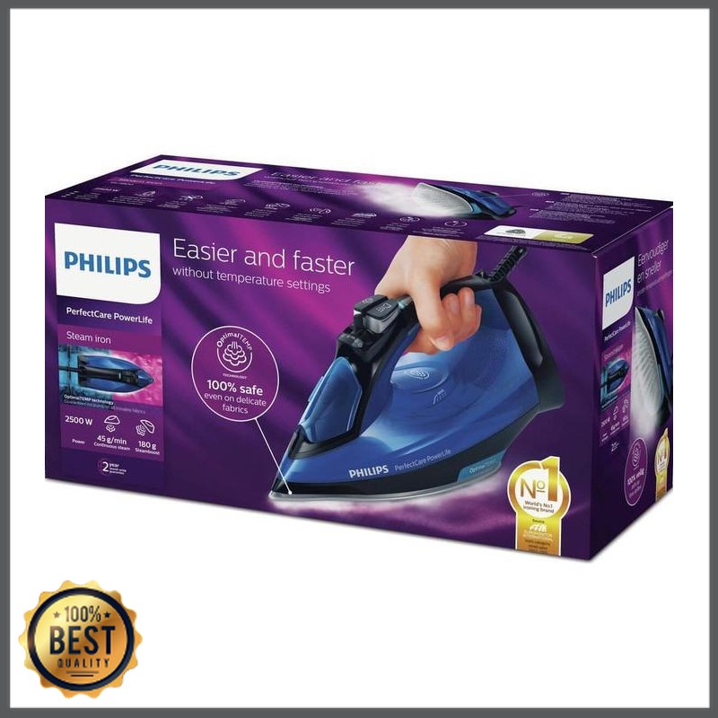 Alat Electronik -  PHILIPS Setrika Uap Optimal Temp GC3920 - GC 3920 VB-1287-1107