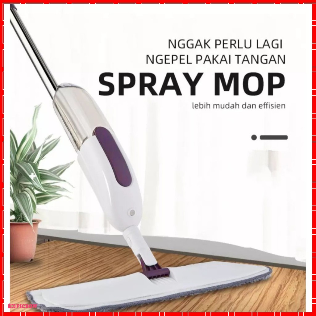 PEL LANTAI ULTRA SPIN MOP PENGERING STAINLESS ANTI KARAT BERPUTAR 360 DERAJAT KAIN MICROFIBER