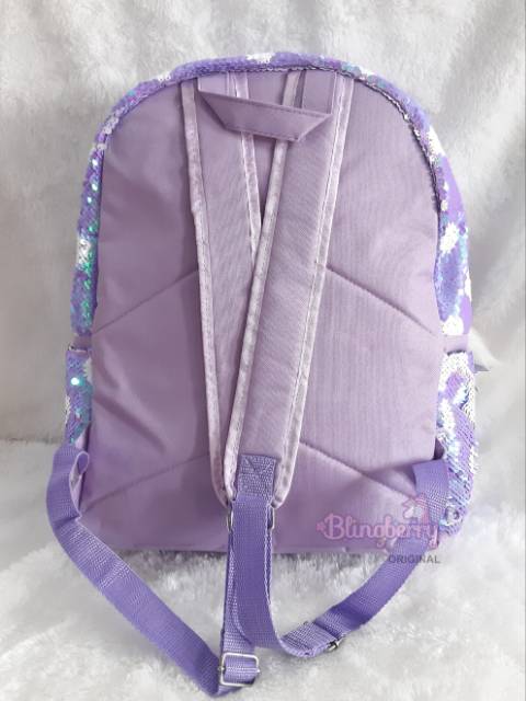 Tas Sekolah Anak SD SMP Ransel Polkadot Sequin ransel anak SMP tas sequin anak