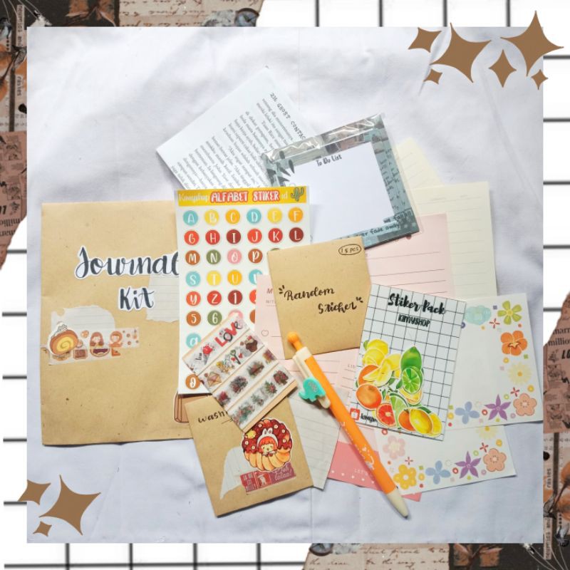 

Journal Kit lengkap (aesthetic)
