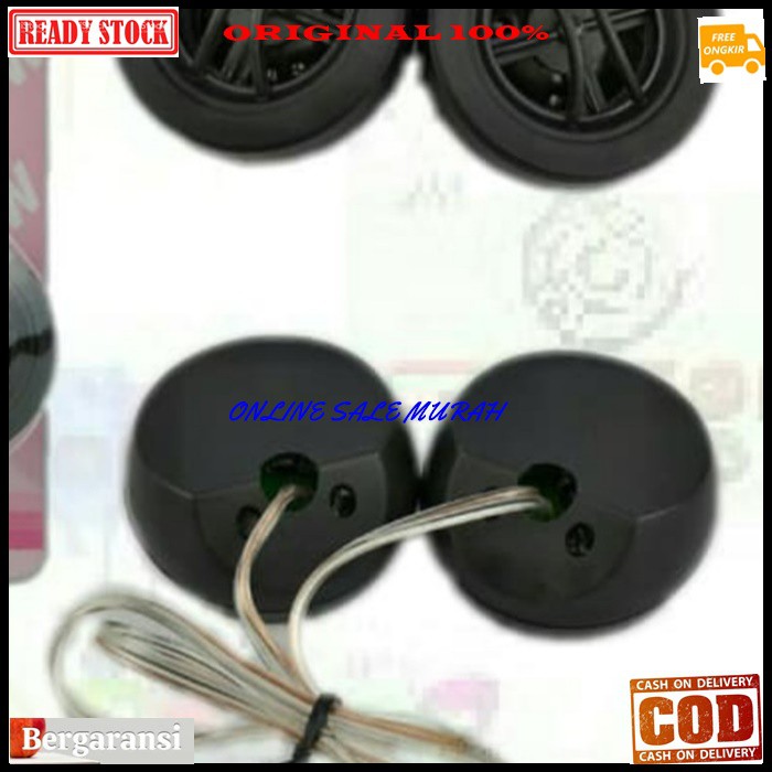 G404 speaker piezo tweeter super treble twiter spk mini mobil car audio sound musik suround magnet surround tambahan piezoo pasif suara coil booster sepasang adalah satu set Bisa DIPAKAI SEGALA JENIS AUDIO 1 set isi 2 pcs Diameter 4cm tebal 3,5cm Deskrips