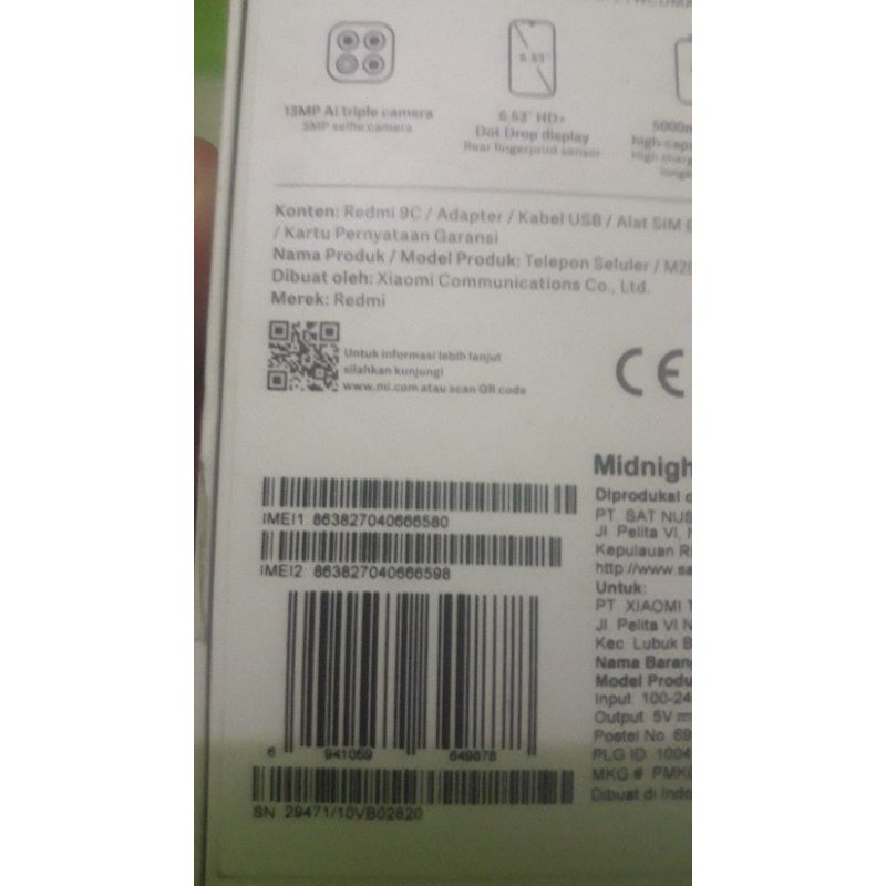 redmi 9c ram 3