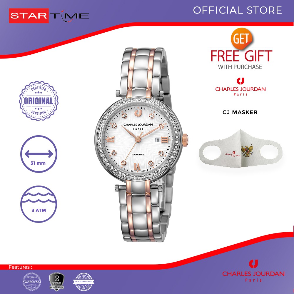 Jam Tangan Wanita Charles Jourdan CJ1007-2613S