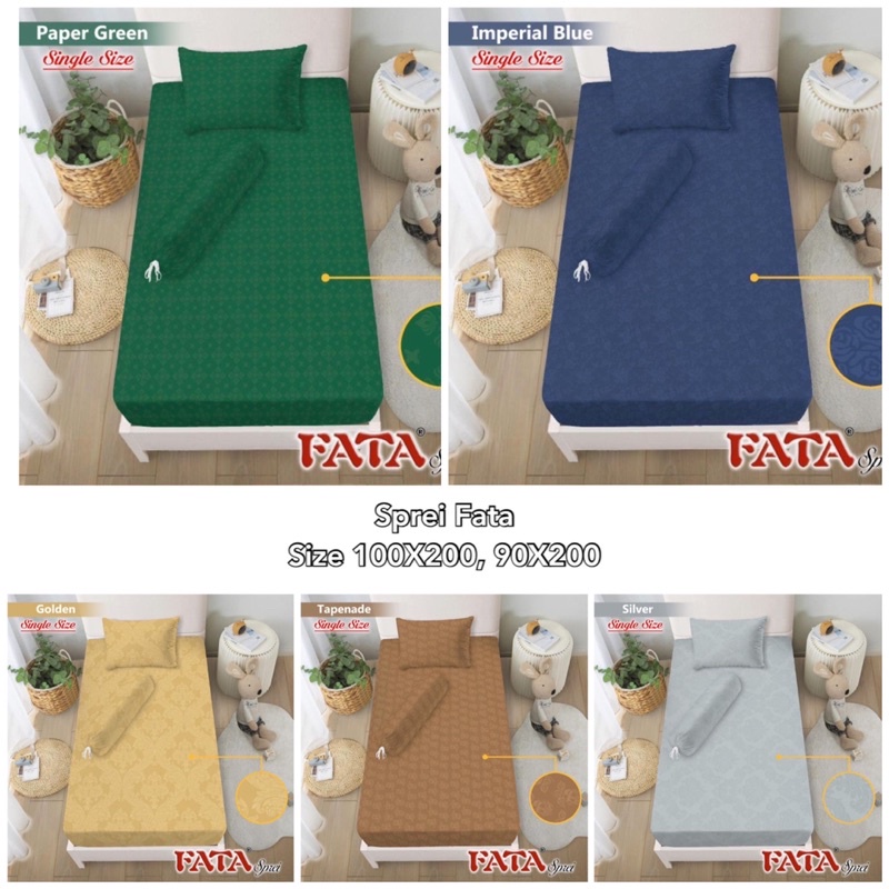 Sprei Fata Polos ukuran 100x200 / 90x200 - SP 100 POLOS - SP 90 POLOS / Sprei Fata Polos Emboss 100x