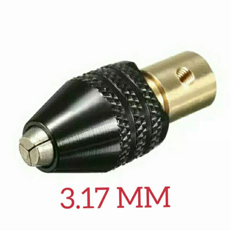 Kepala Bor Mini 0.3-3.5mm Keyless Universal Chuck Untuk 2mm 2.3 mm 3.17mm 5.0mm Elektrik Dinamo DC 7752