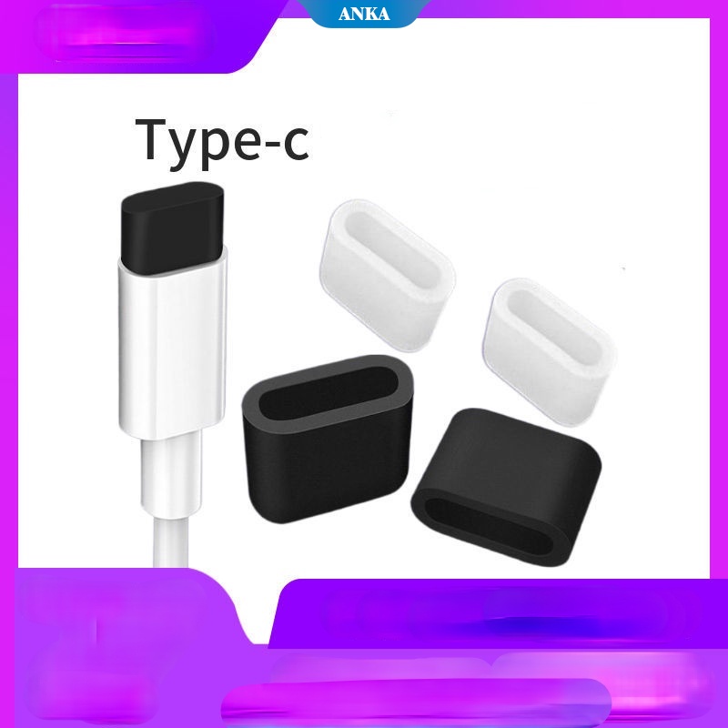 #5-10PCS Tipe-C steker debu penutup pelindung silikon USB, cocok untuk jalur transmisi data Tipe-c Huawei OPPO Xiaomi