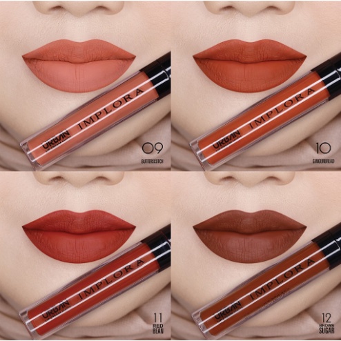 Implora Urban Lip Cream Matte Original Varian Warna Lengkap BPOM