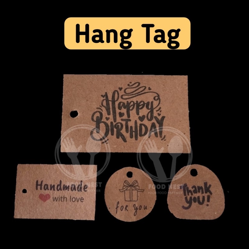 HANG TAG LABEL UCAPAN TERIMA KASIH TERIMAKASIH THANK YOU HAPPY BIRTHDAY FOR YOU HANGTAG COKLAT HANGTAG KRAFT LABEL KRAFT HANG TAG RUSTIC HANG TAG HAMPERS PRICETAG LABEL GIFTBOX HANGTAG BULAT KOTAK HANGTAG CRAFT COKLAT TAG HANDMADE TAG HBD TAG THANK YOU