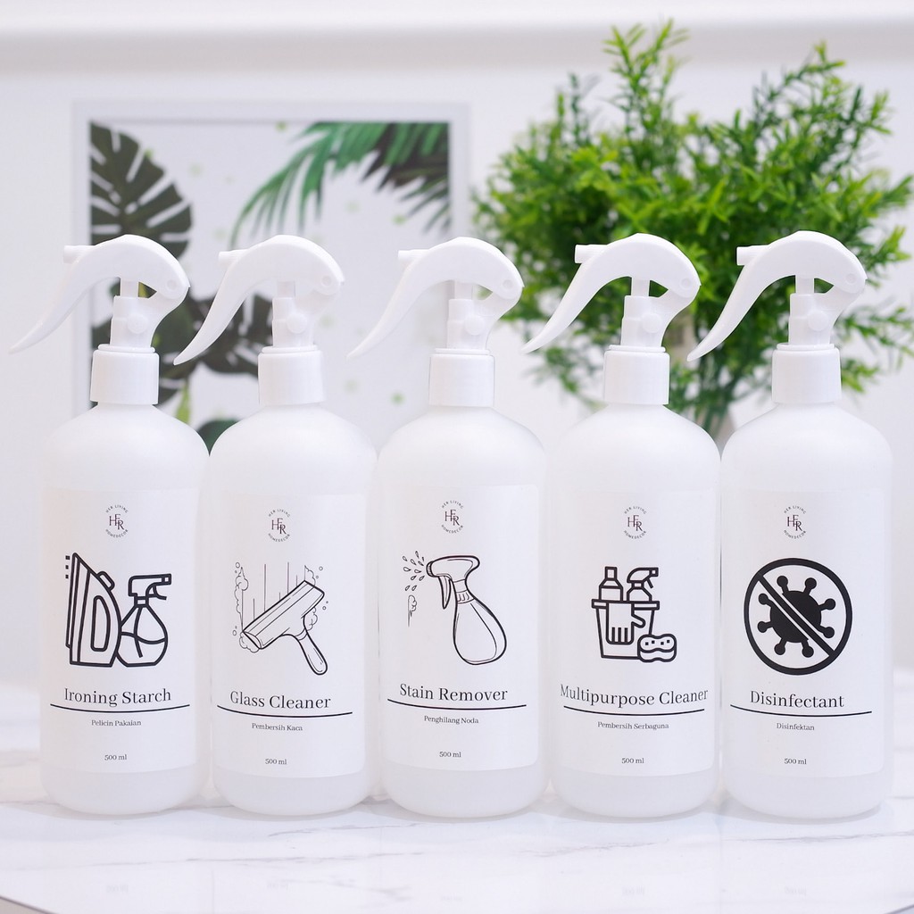 Jual AURORA REFILLABLE SPRAY LAUNDRY & CLEANER BOTTLES (SATUAN