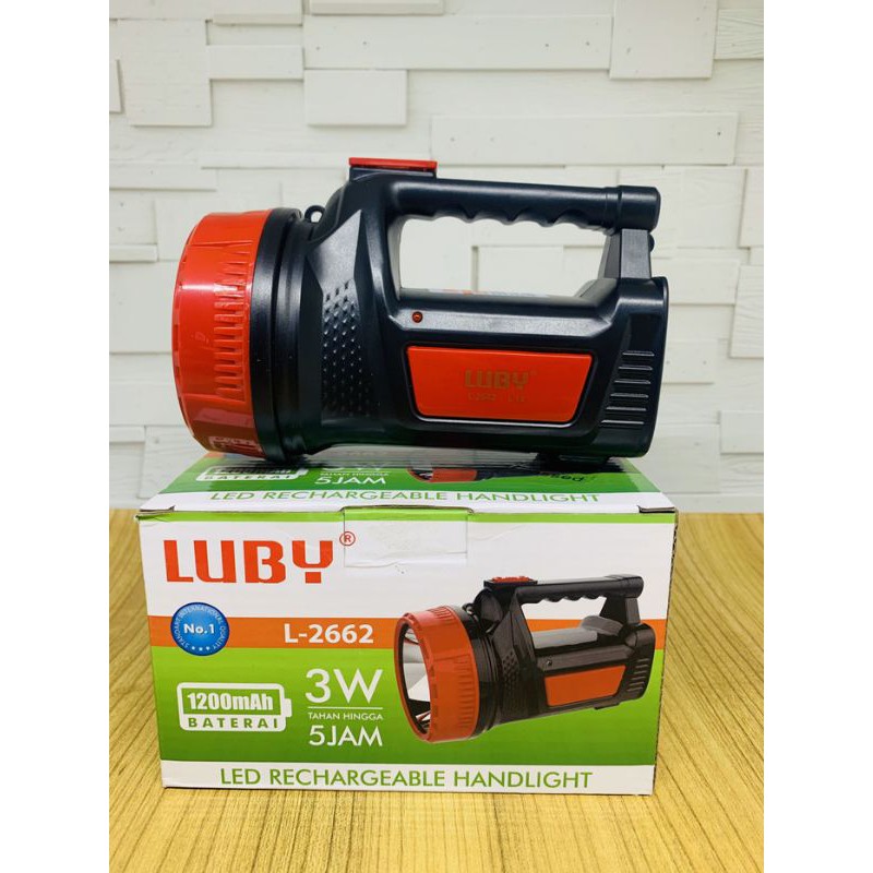 Senter dan lampu Emergency Luby L-2662 - Senter Tangan LED LUBY L 2662
