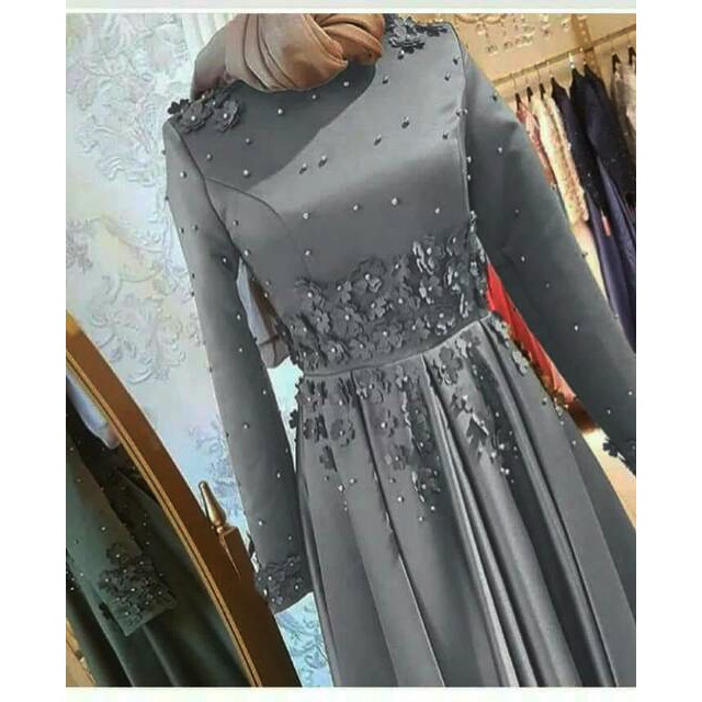 (FlashSale) Maxi Mutiara Bunga Laser  (6 warna) Termurah & ada Real Picture