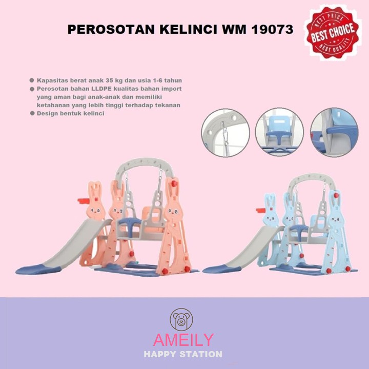 Perosotan Anak Kelinci Mainan Anak WM 19073