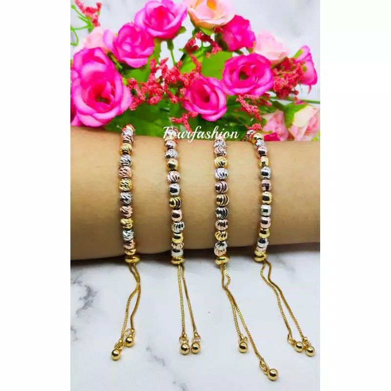 lightfashion Gelang Serut Xuping Bola-Bola Premium TS08