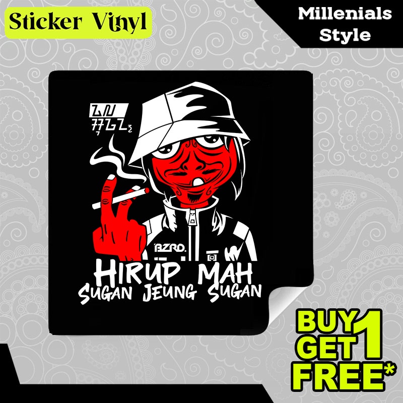 

Stiker Sticker Cepot Ngala Sugan Hirup Mah Sugan Jeung Sugan Kalimat Bodor Sunda Aesthetic Bahan Vinyl Satuan Anti Air