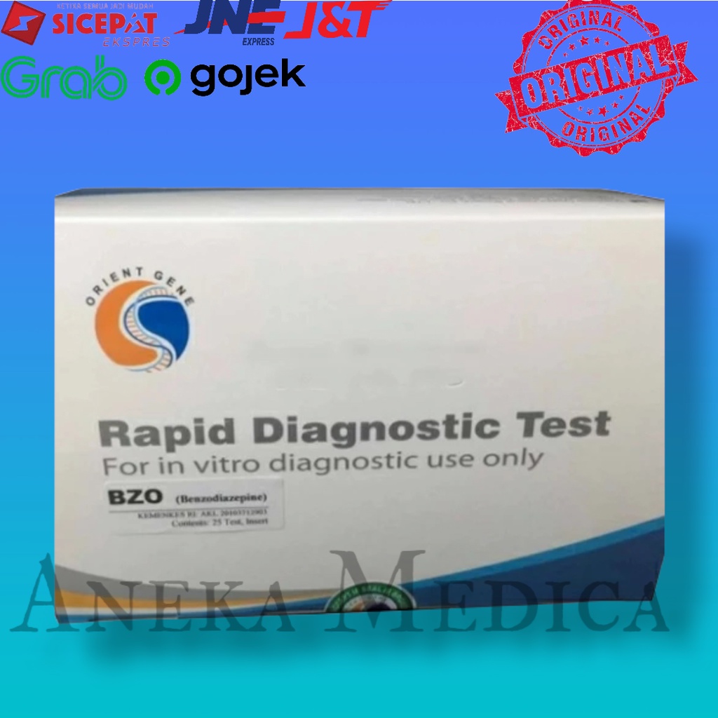 Rapid Test BZO Casette Orientgene Alat Test Orient Gene Tes Device 25