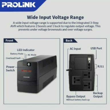 UPS PROLiNK PRO1201SFCU 1200VA