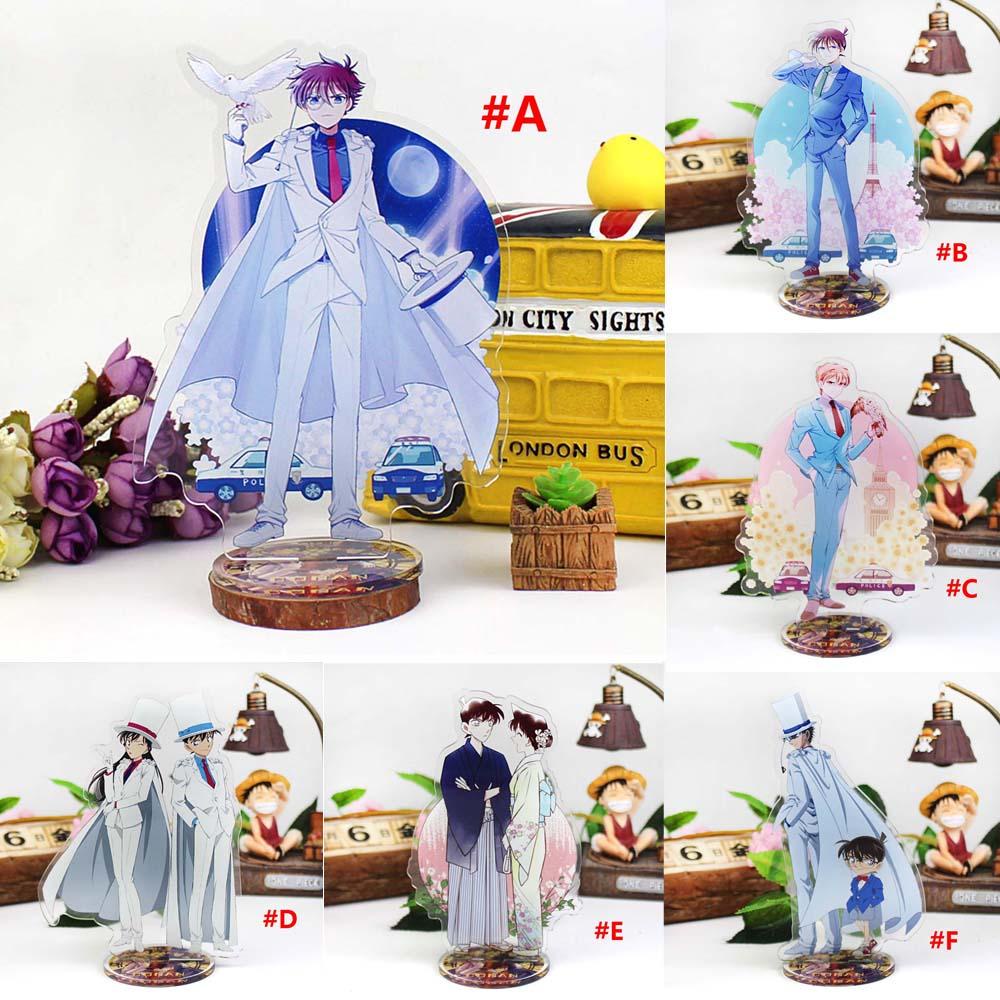 Lanfy Detektif Conan Dua Sisi Fashion Fans Hadiah Dekorasi Mainan Koleksi Model Action Figure Kiddo Hattori Conan Heiji Furuya Figure Model Plat