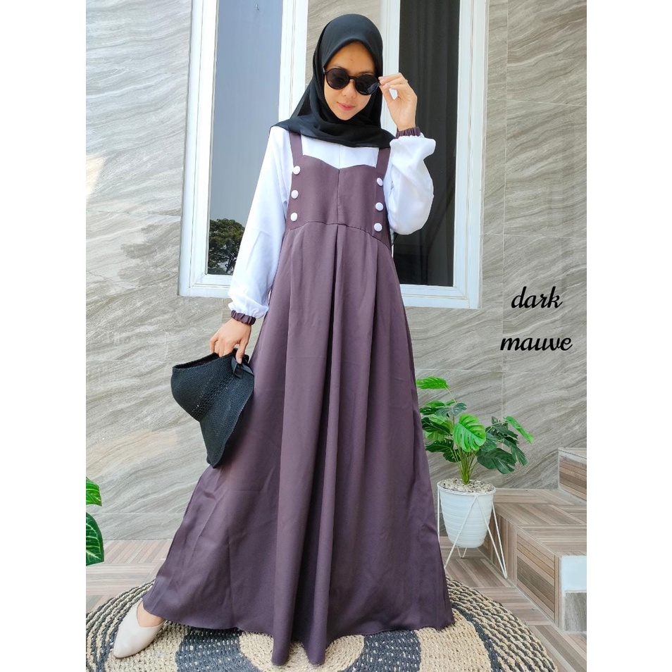 Gamis Elma Overall Ity Crepe / Gamis Ity Crepe Premium