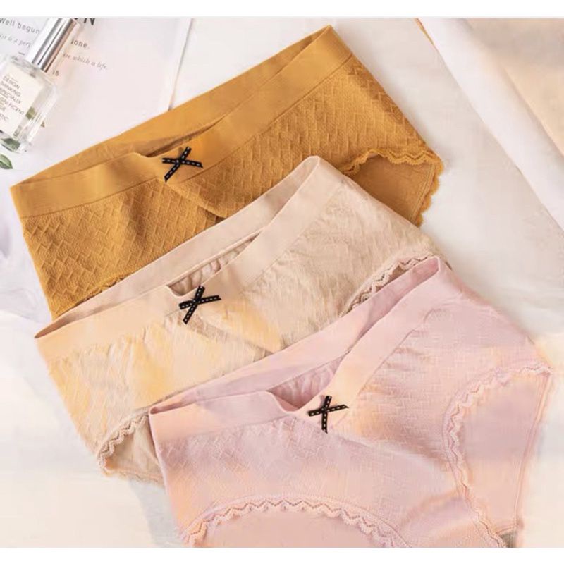 CELANA DALAM LEMBUT ADEM MELAR SUPER BAGUS WOMEN UNDERWEAR UNDIES (cd rajut)