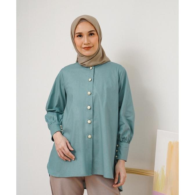 GEULIS.ID KEMEJA WANITA CHINTYA BLOUSE - TOSCA DGF654161E