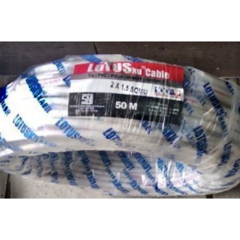 Kabel serabut NYMHY 2×1,5 Lotus 50meter