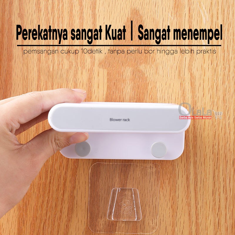 RAK GANTUNG PRAKTIS HAIRDRYER / PENGERING RAMBUT OLL-0317