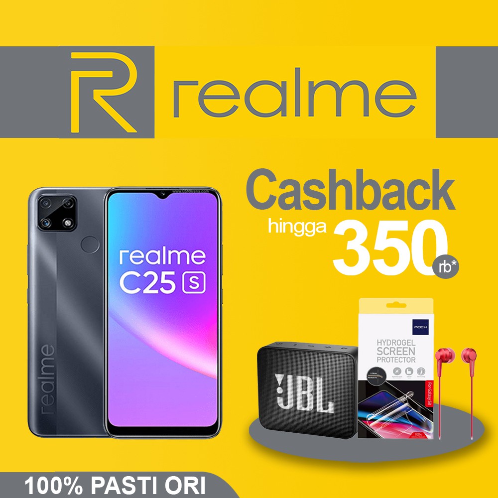 Realme C25S 4/128 GB Garansi Resmi 4 GB 128 GB Not Realme C15