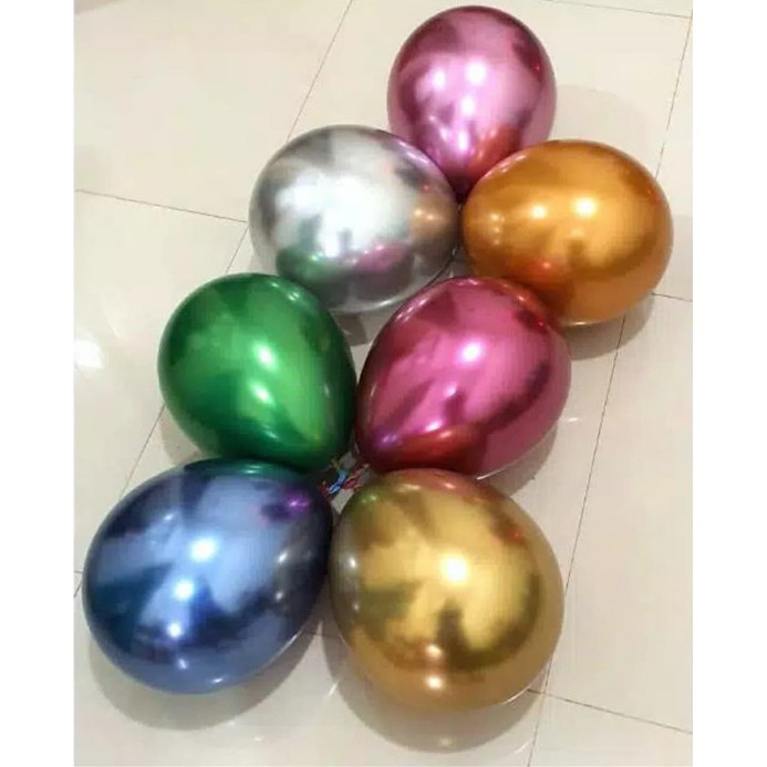 Balon Chrome 12 Inch SATUAN