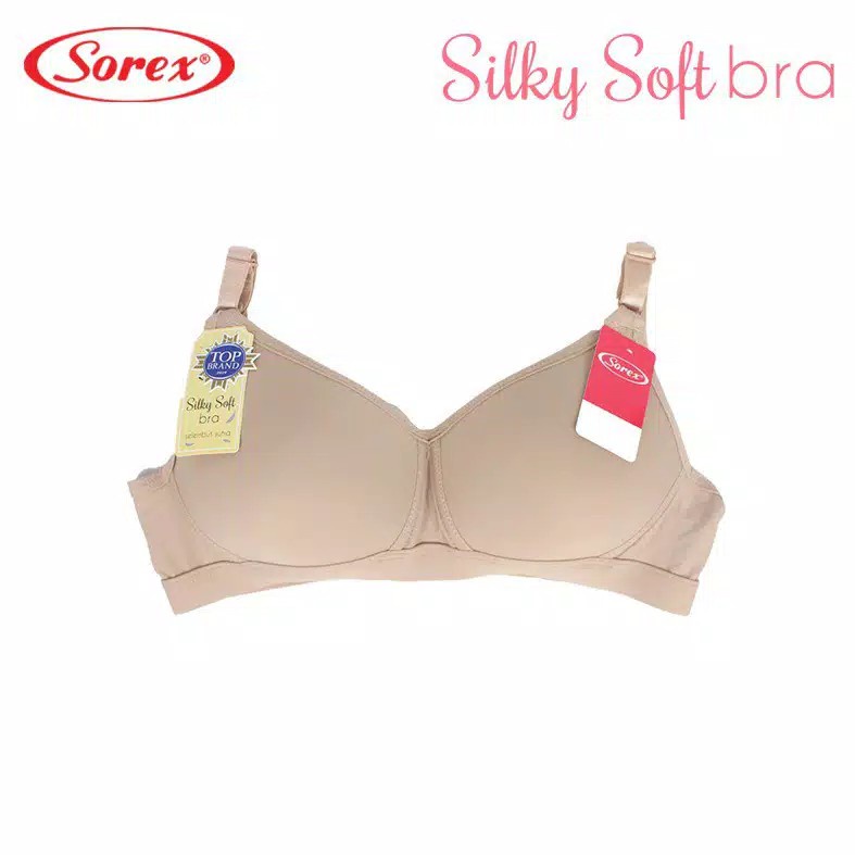 Sorex Bra Cup Besar Tanpa Kawat Busa Kait 3 Setara Cup B-C Silky Soft Bra Harian BH 9815 | Open Pakaian Dalam Wanita Dewasa Perempuan Underwear Big