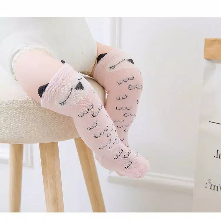 KAOS KAKI KOREA BAYI LUCU PANJANG SELUTUT PREMIUM ANTI SLIP