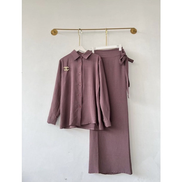 NAURA SET/SET ROK LILIT/SETCRINKLE