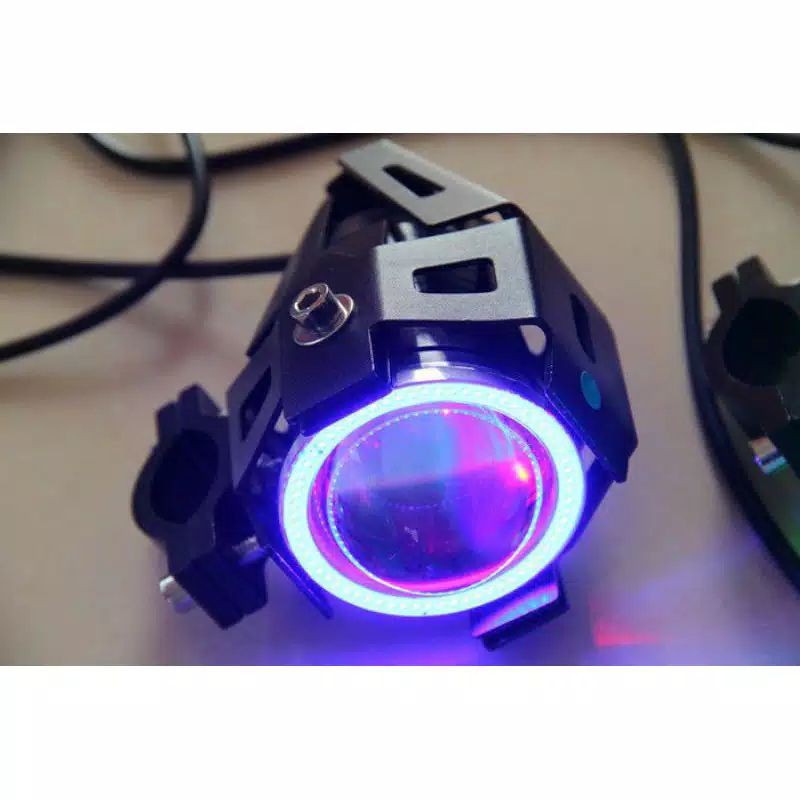 lampu tembak - lampu sorot angle eyes-devil eyes LED u7 cree transformer projector - projie motor