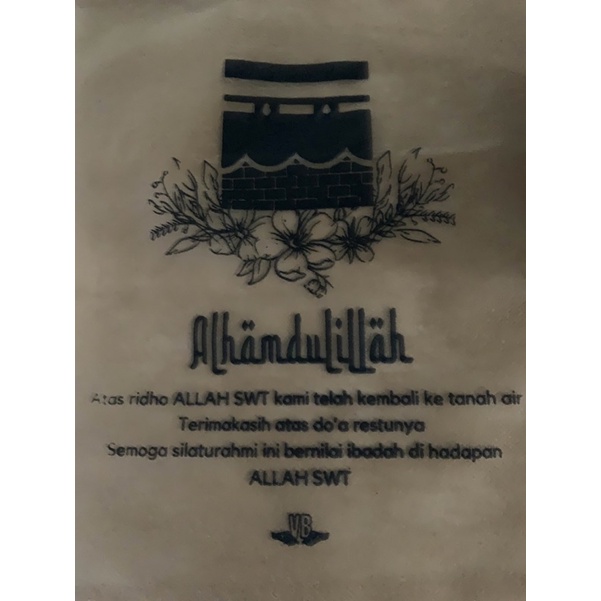 tas untuk diisi oleh-oleh haji umroh