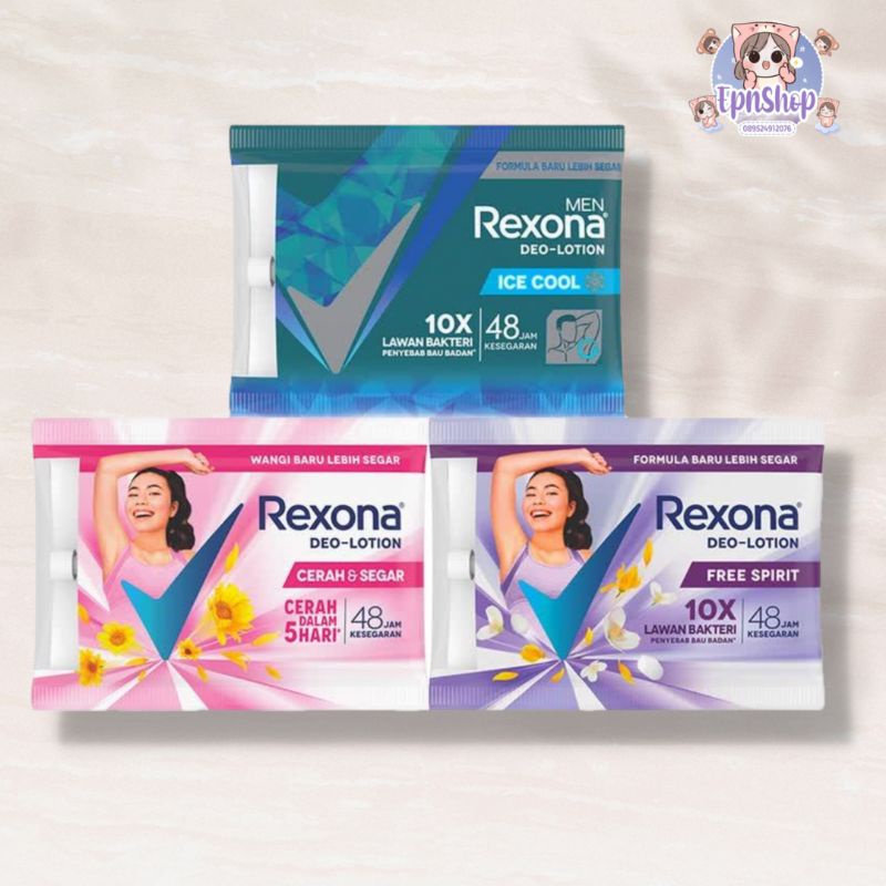 [BPOM] REXONA DEODORANT DEO LOTION TRAVEL SACHET/ REXONA SACHET / REXONA MEN DEODORANT