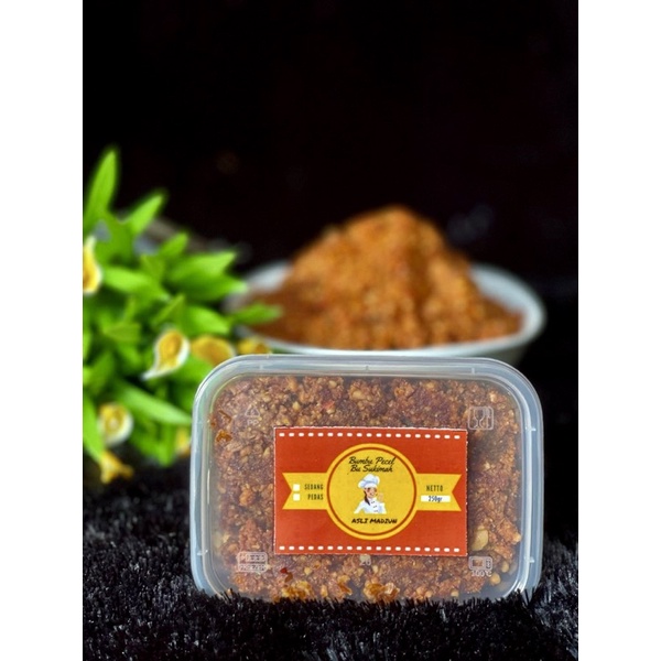 

Sambel pecel Madiun nggiling dewe Kacang Sangrai 250 gram