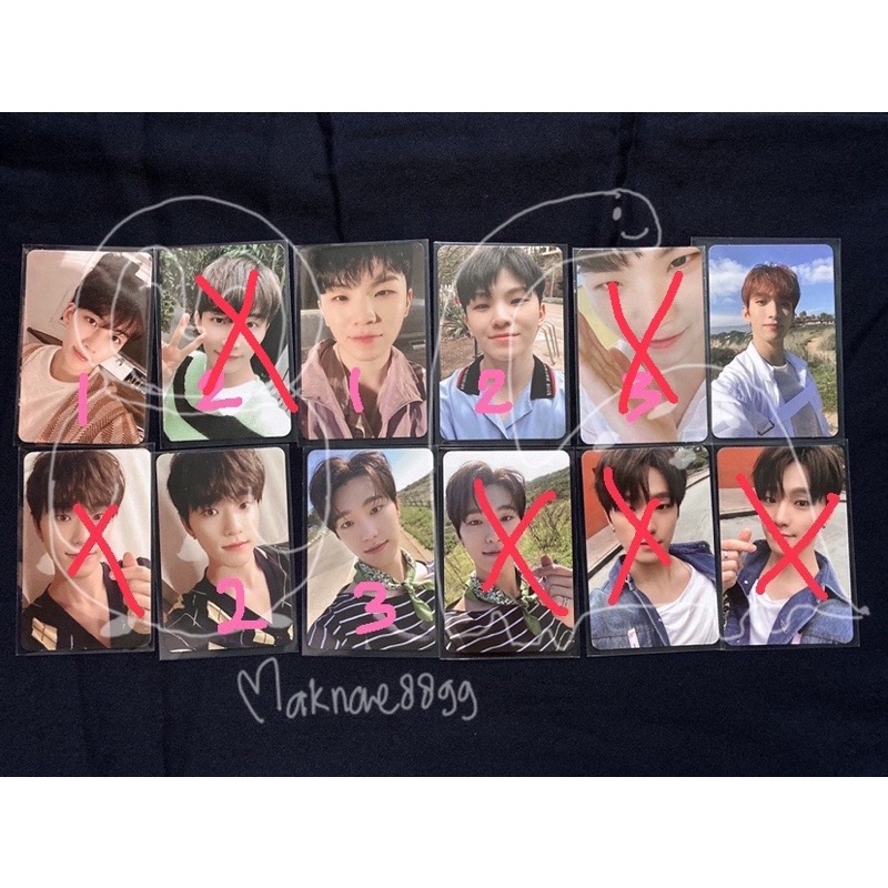 Photocard Seventeen Album Henggarae Jeonghan woozi Dk Dino