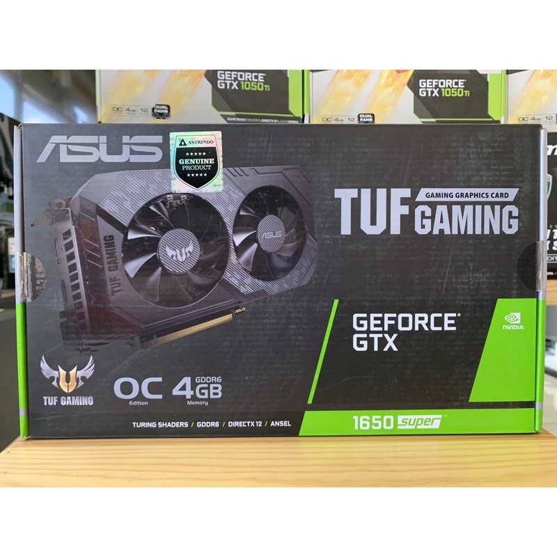 VGA ASUS GTX 1650 SUPER TUF GAMING 4gb