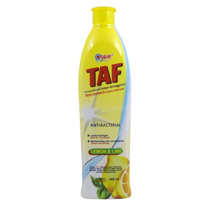 Yuri Taf Krim Pembersih Stainless Lemon-Lime 500ml