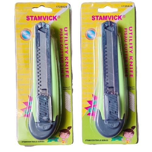 

Pisau Cutter 3in1 Stamvick Utility Knife pisau cuter kater