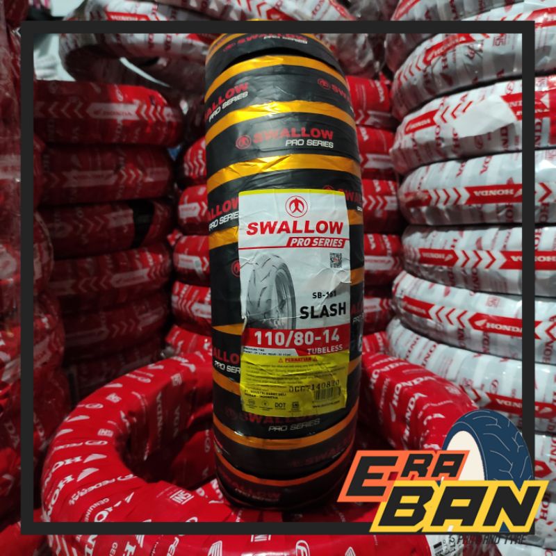 BAN SWALLOW SB151 SLASH 110 80 RING 14 TUBELESS SOFT COMPOUND BEAT VARIO