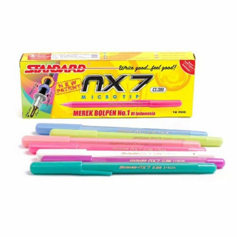 

Pulpen Standard NX 7 Micro Tip 0.38mm Per Lusin